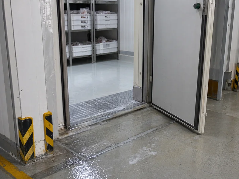 Cold storage hygienic PU with thermal transition