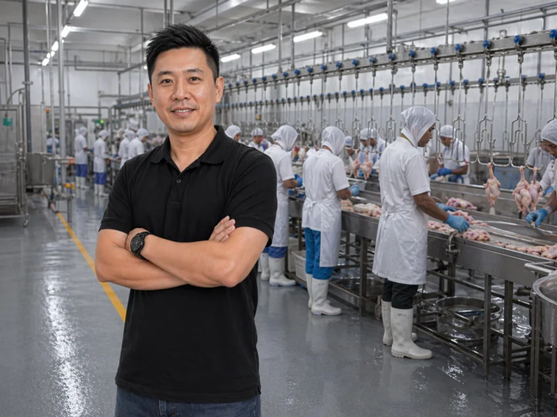 Poultry processing R13 heavy-grease flooring