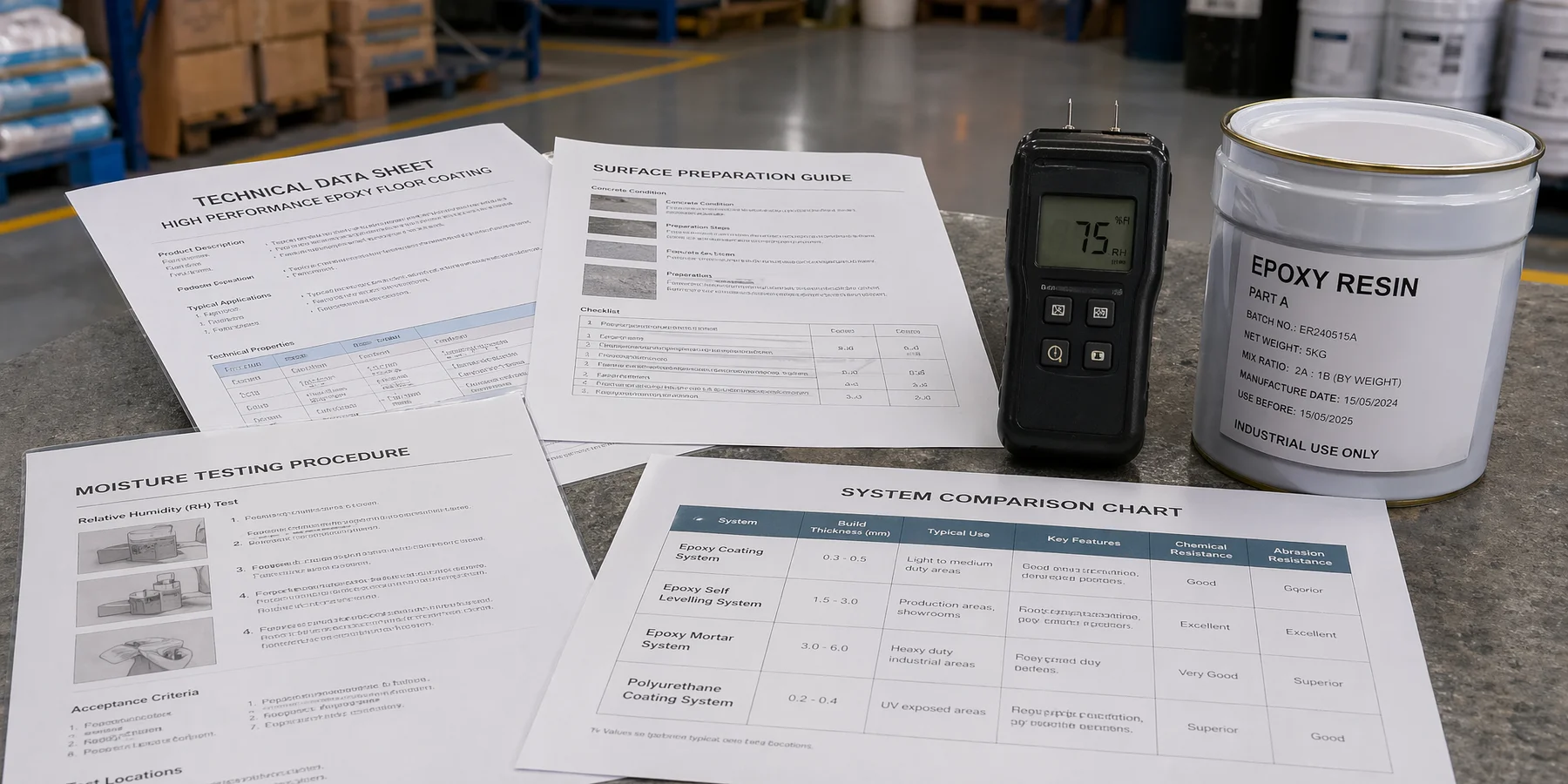 Industrial flooring guides