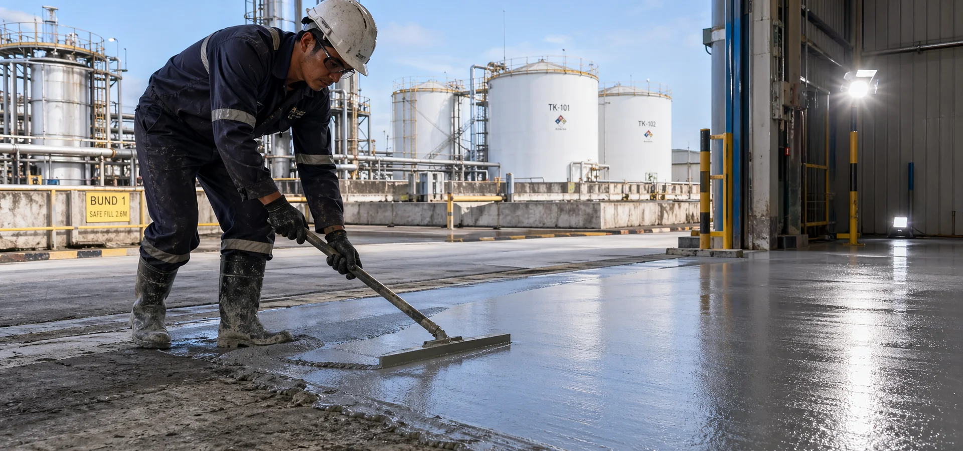 Industrial flooring in Pasir Gudang