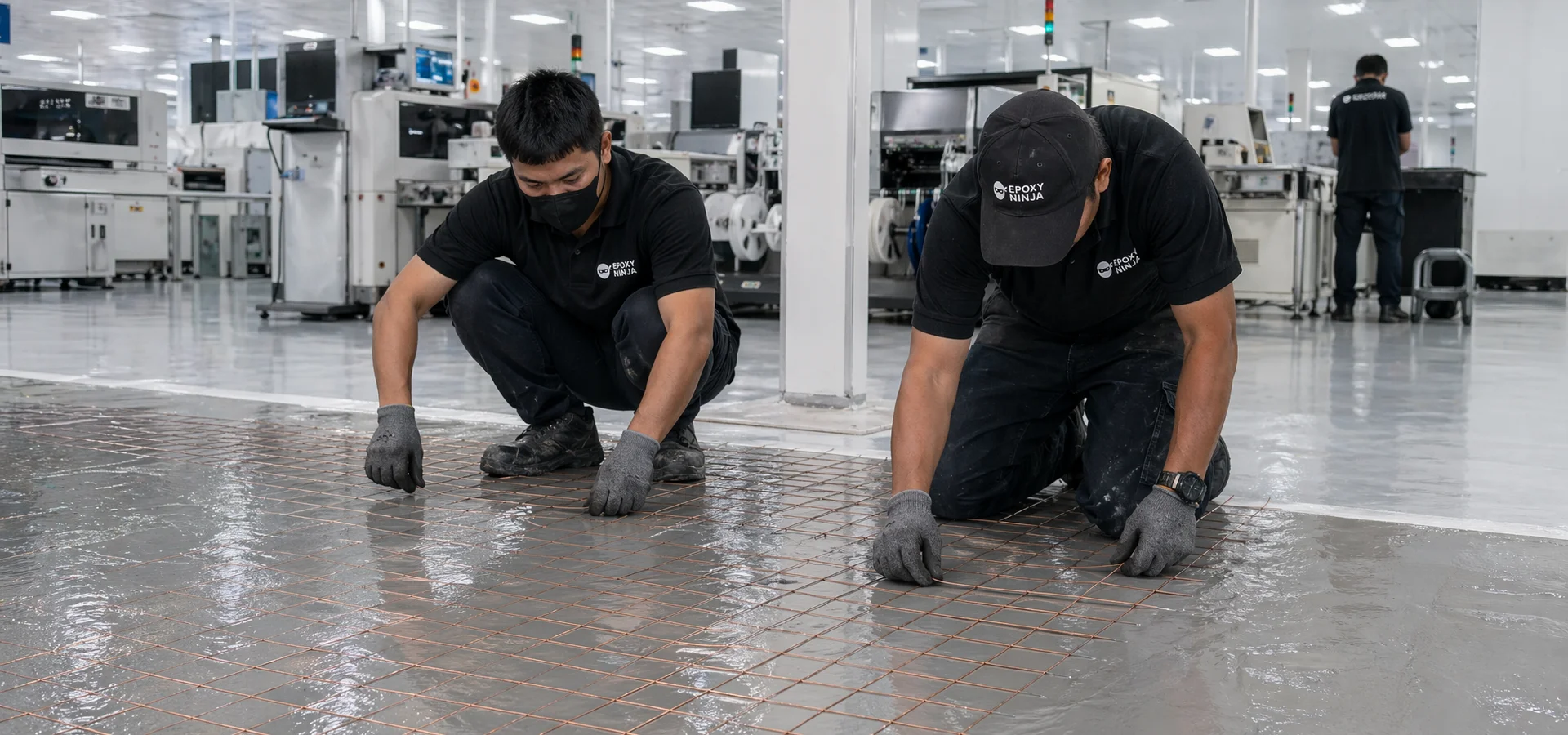 Industrial flooring in Senai